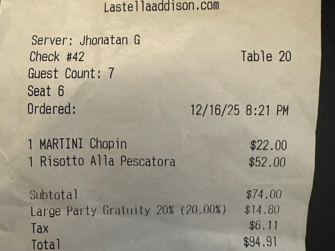 La Stella Italian Steakhouse and Music Lounge - Addison