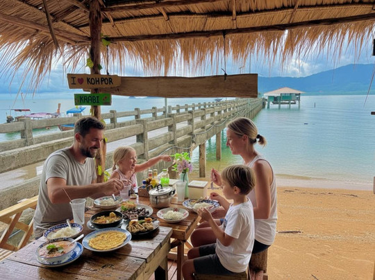 ร้านอาหารกางบ้านเกาะปอ