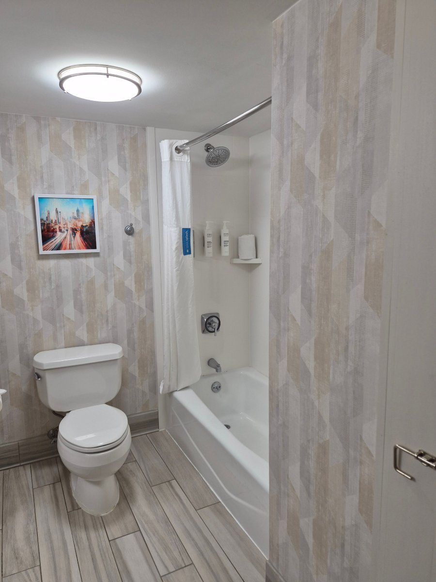 亚特兰大-德卢斯-格威内特县欢朋套房酒店-浴室