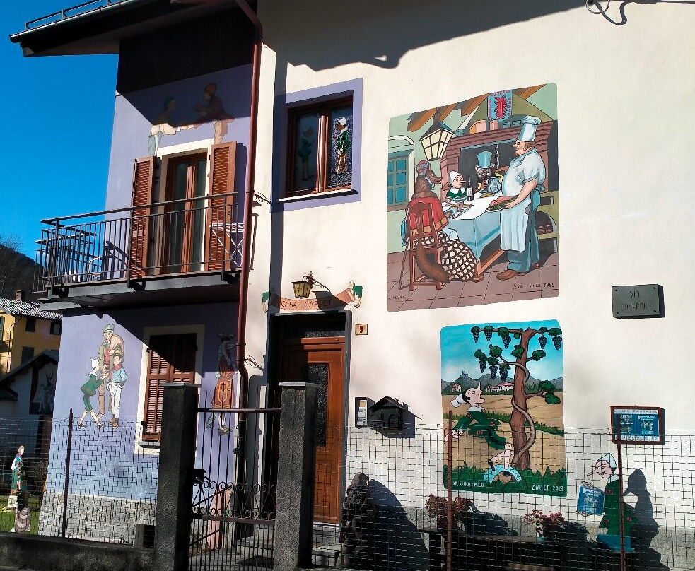 Il centro storico e i murales di Pinocchio-Vernante必去景点