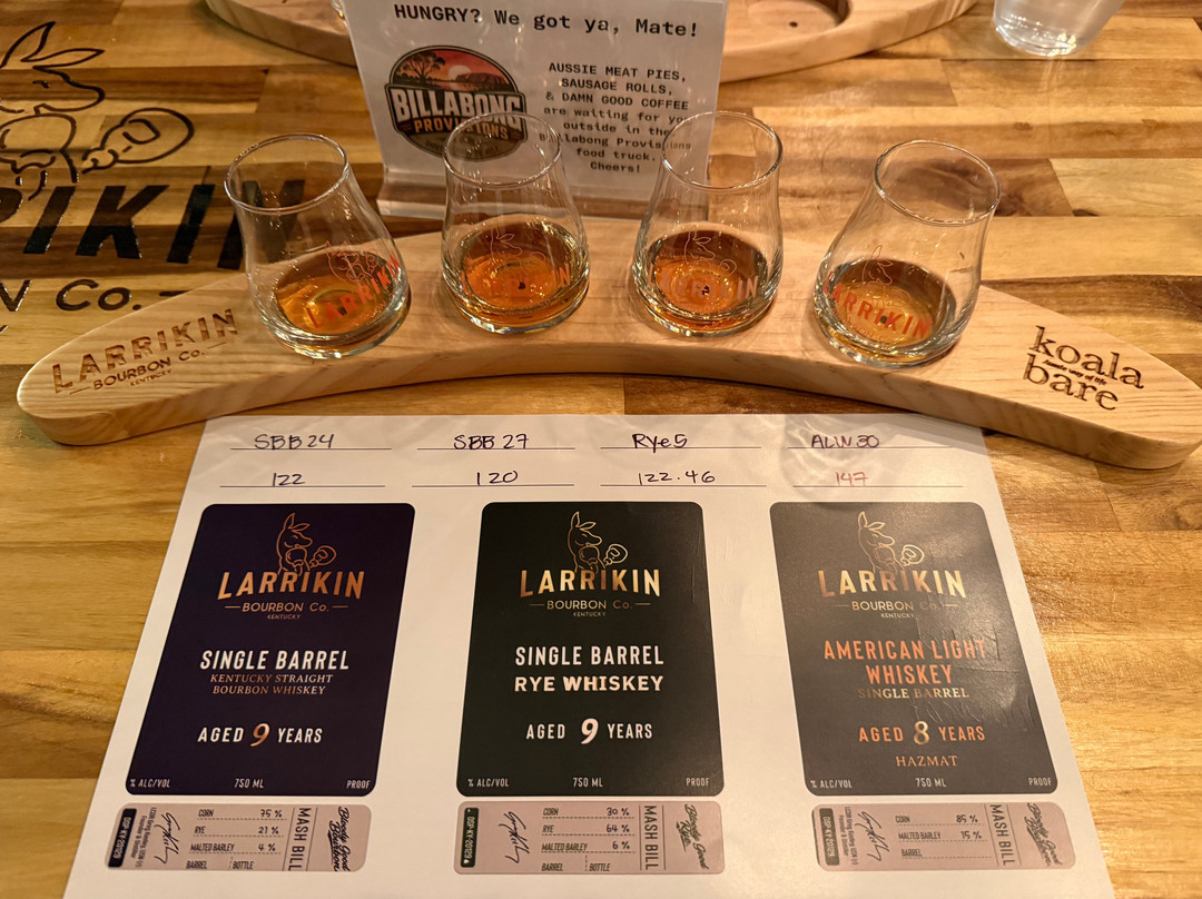 Larrikin Bourbon Company-Lawrenceburg必去景点