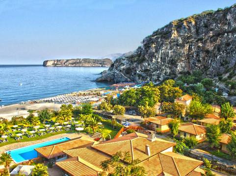 San Nicola Arcella酒店住宿-Arcomagno Beach Resort