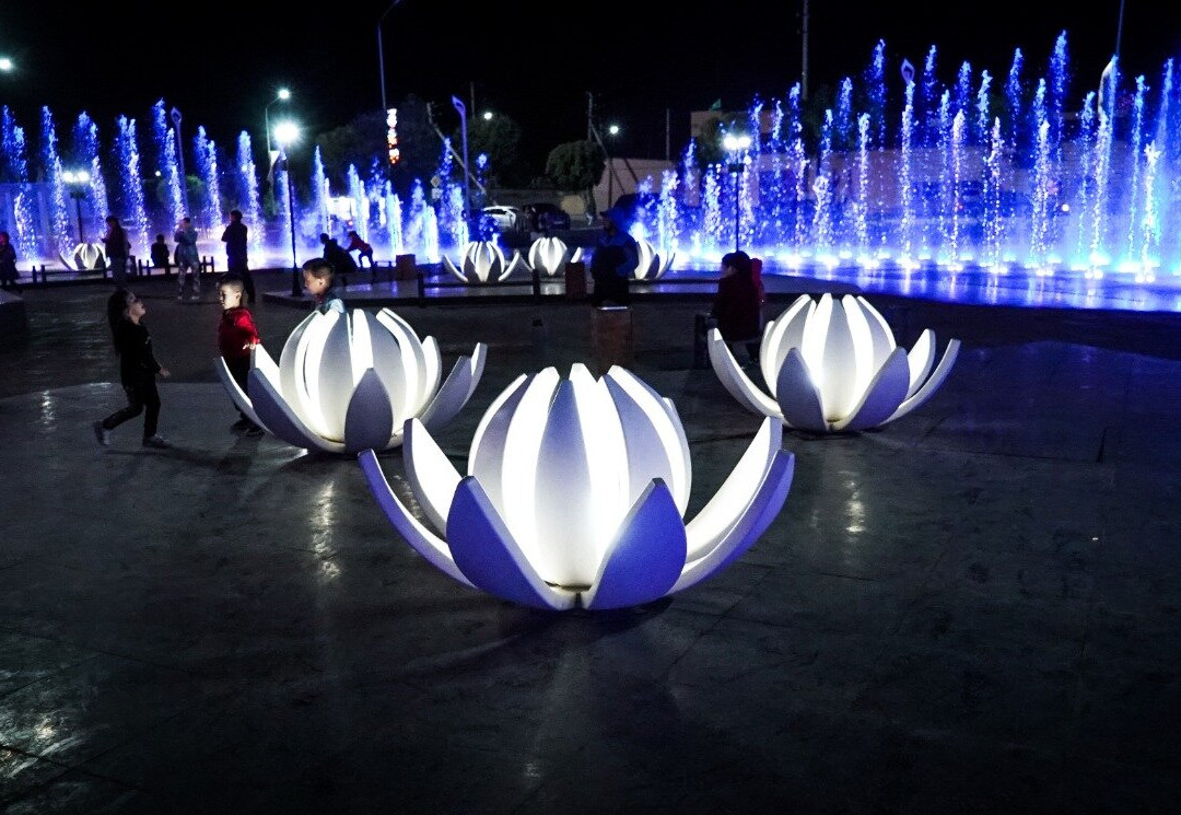 Musical Lotus Fountain-Turkistan必去景点