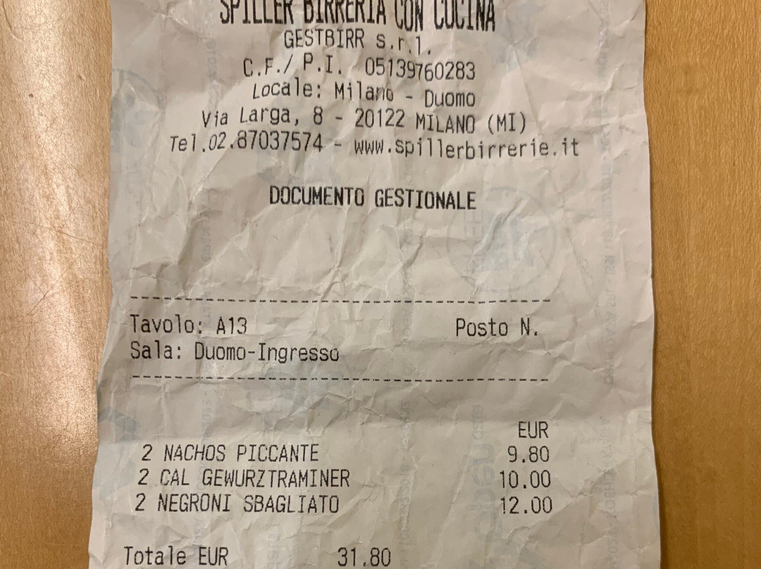 Spiller Milano Duomo