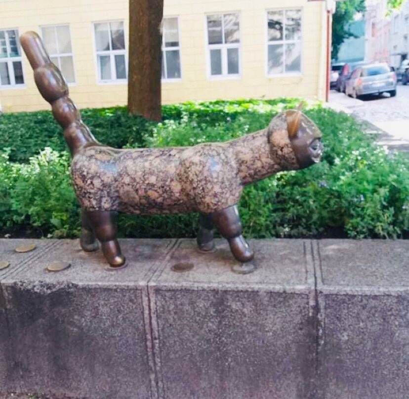 Sculpture Cat Klaipedis-克莱佩达必去景点