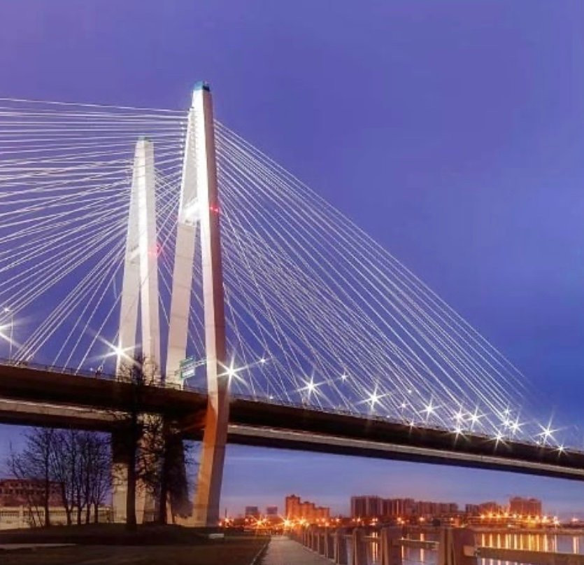 Bolshoi Obukhovskiy Bridge-圣彼得堡必去景点