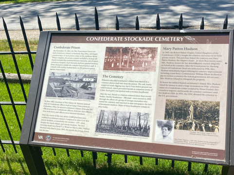 Johnson's Island Confederate Cemetery-Marblehead必去景点