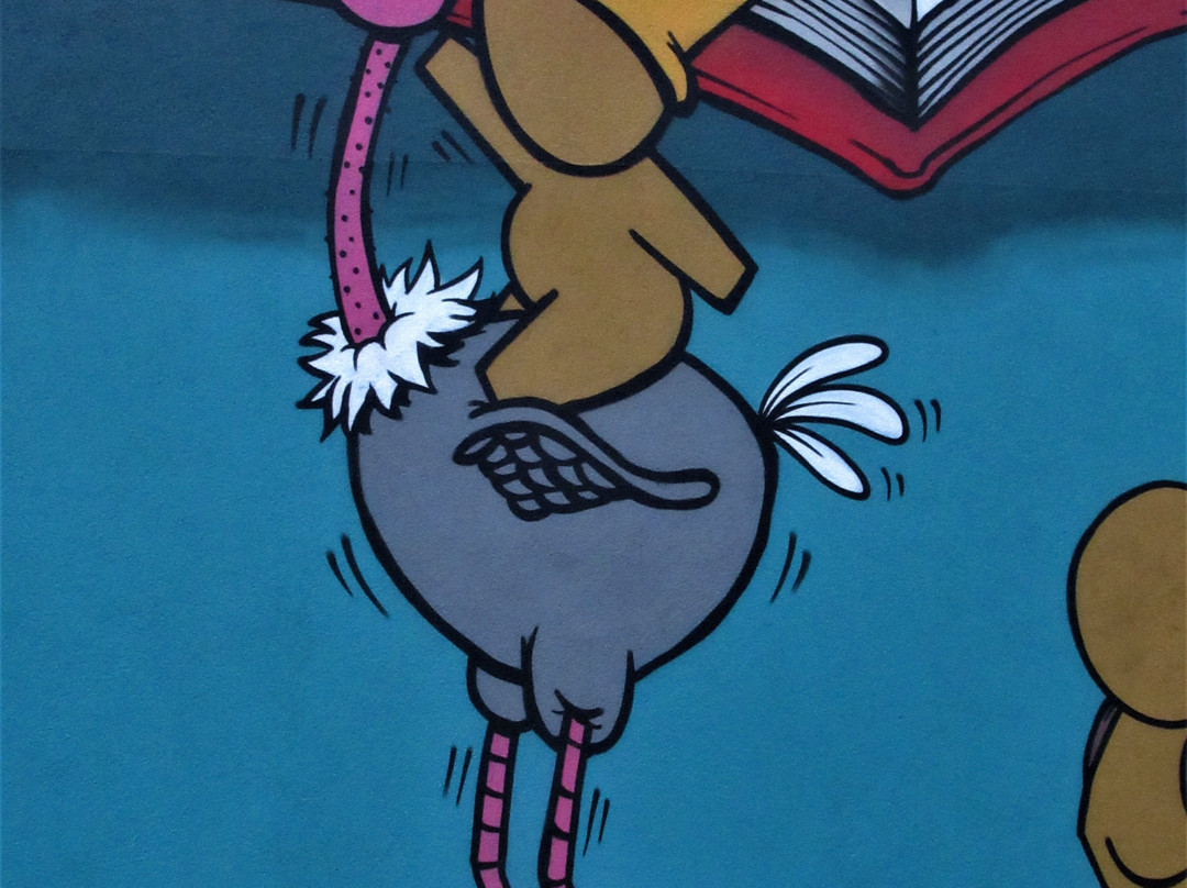 Fresque "A livre ouvert"-阿尔福维尔必去景点