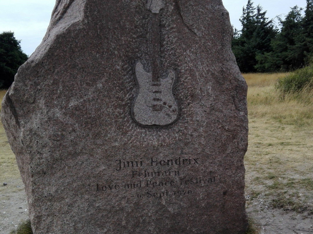 Jimi Hendrix Gedächtnisstein-Fehmarn必去景点