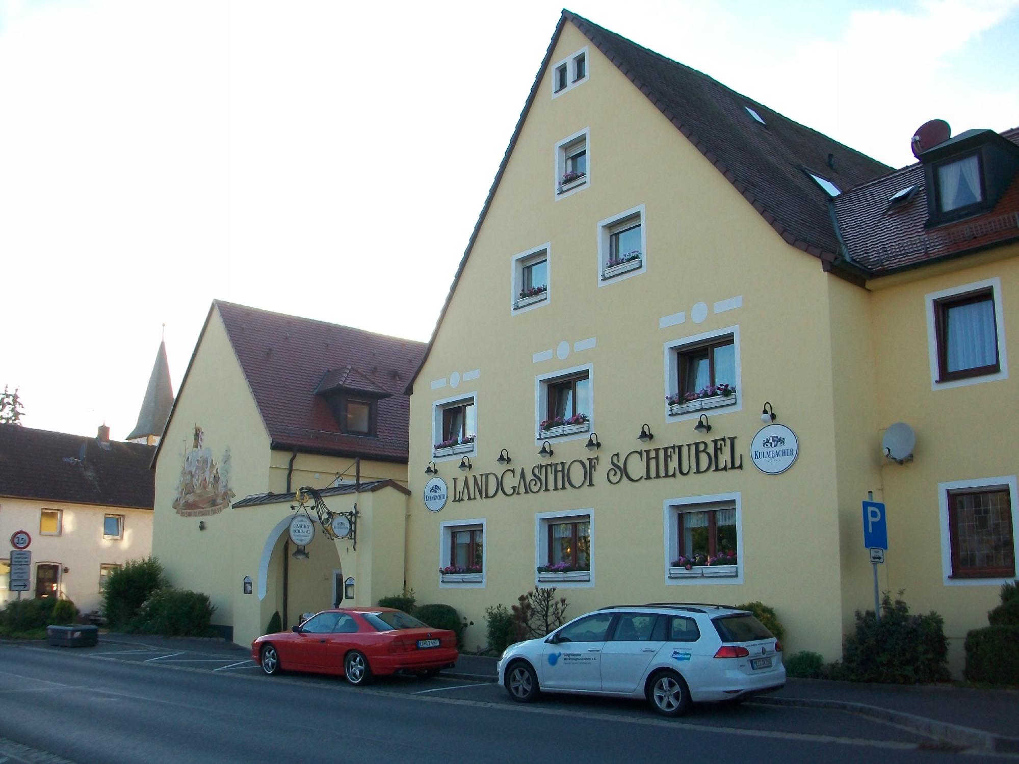 Landgasthof Scheubel-浴室