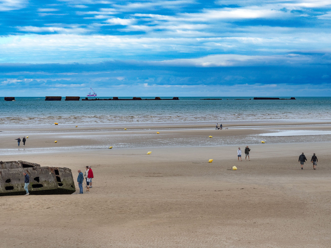 Künstlicher Hafen-Arromanches-les-Bains必去景点