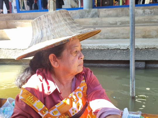 赛寺院水上集市-曼谷必去景点