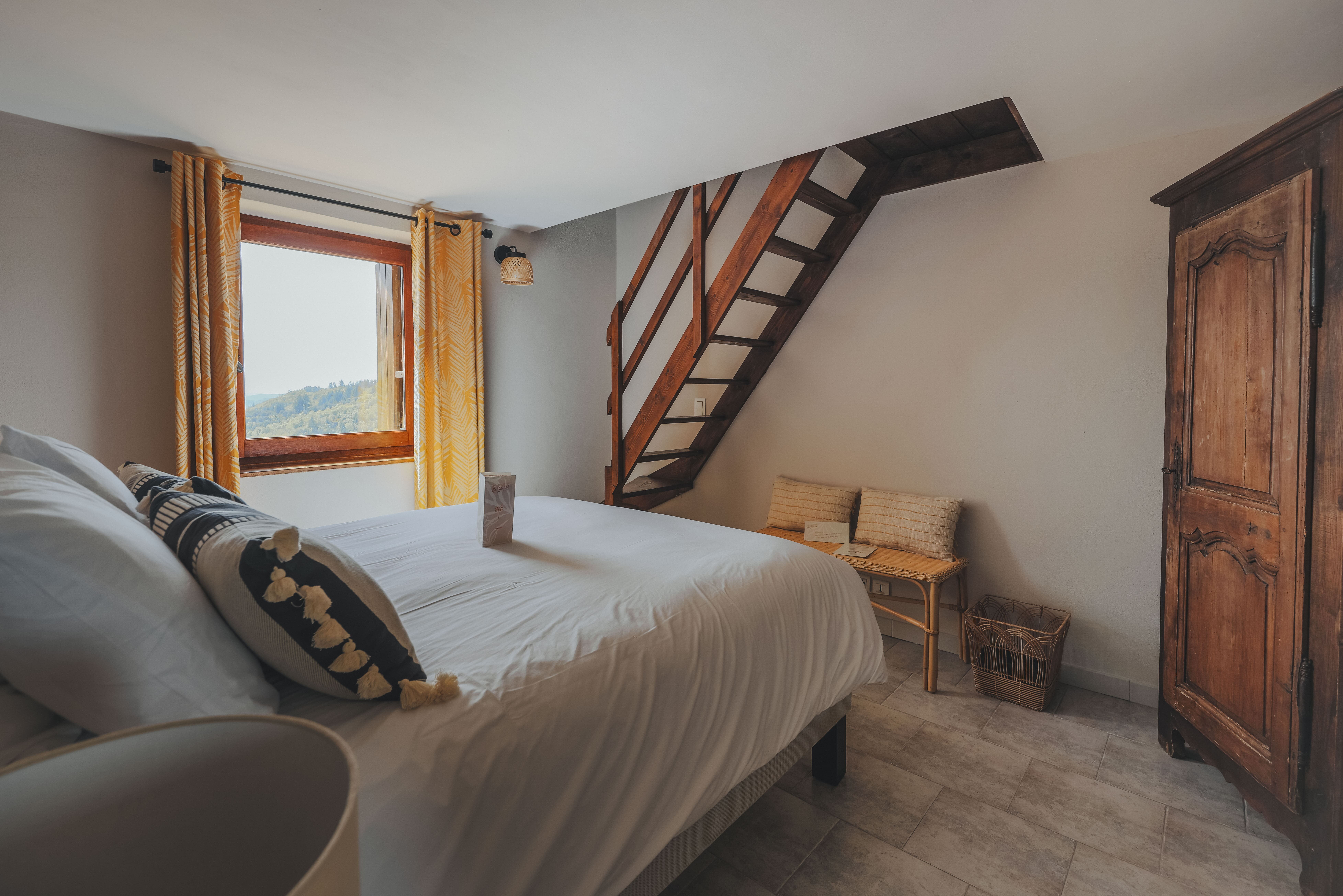 Chambres D'Hôtes Les Terrasses De La Borie-客卧