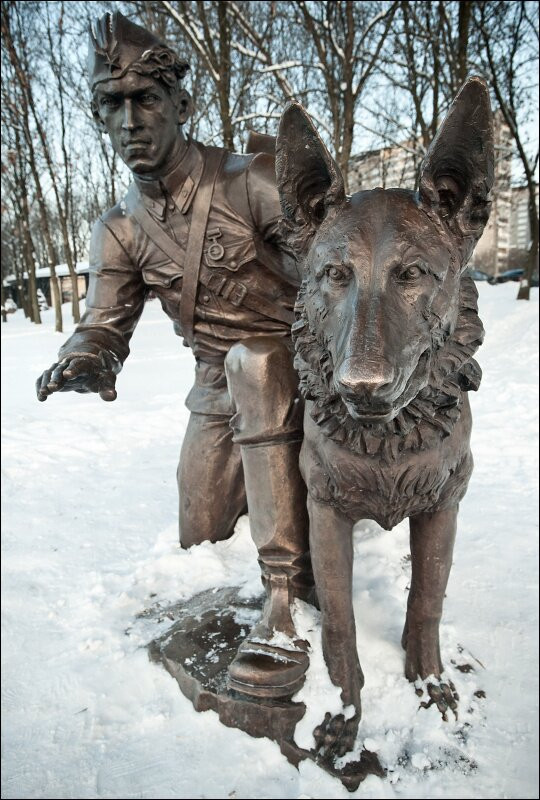 Monument to Dogs-Tank Destroyers-伏尔加格勒必去景点