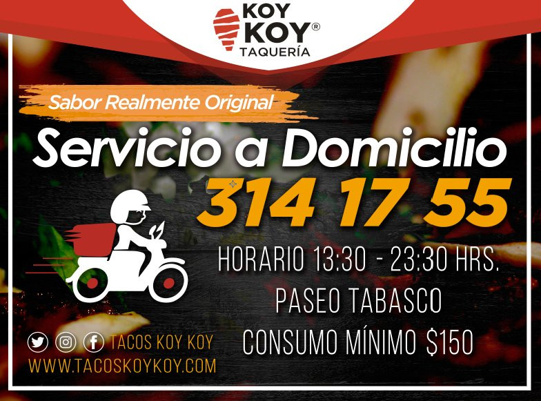 Huimanguillo餐馆和美食-Tacos Koy Koy