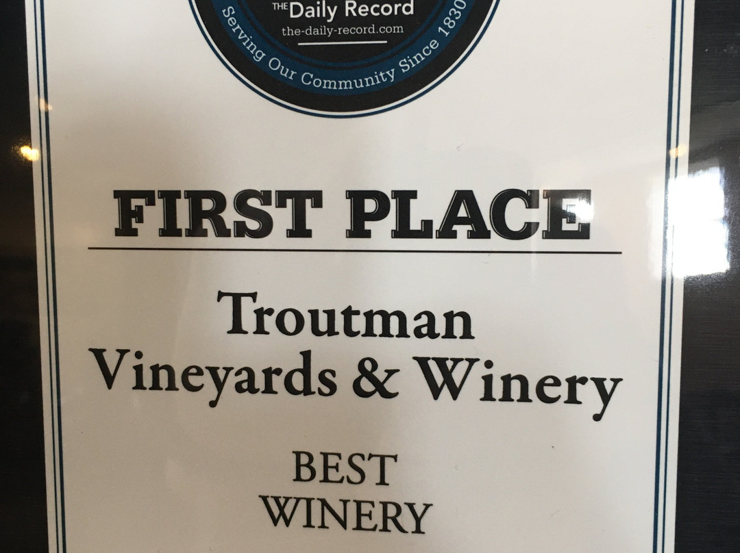 Troutman Vineyards-Wooster必去景点