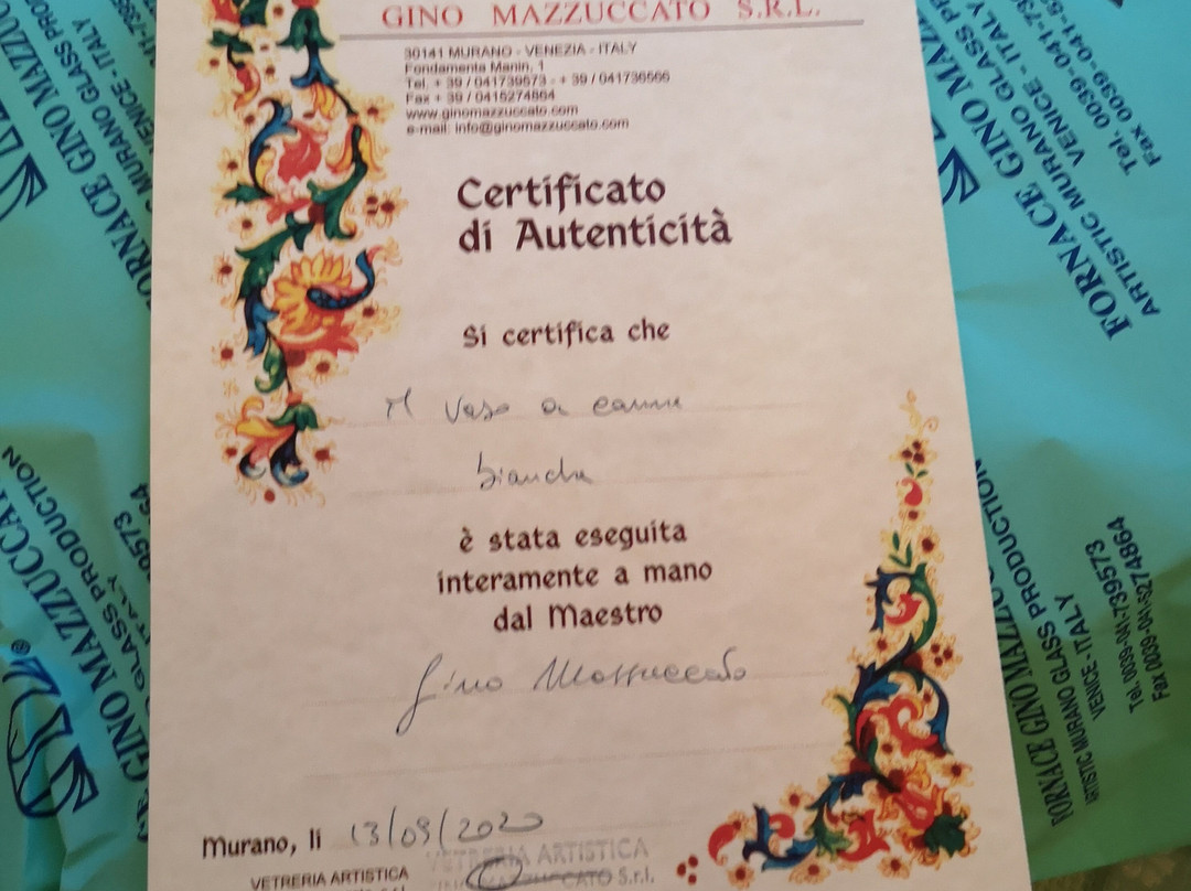 Gino Mazzuccato Murano Glass-Murano必去景点
