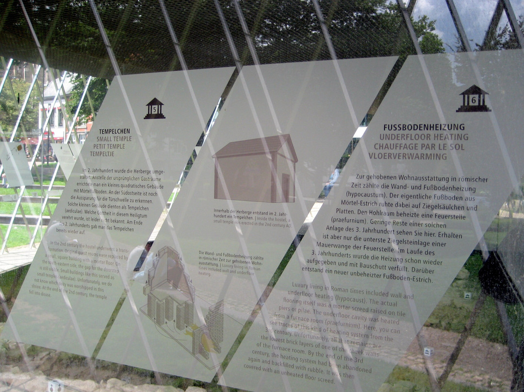 Archäologische Vitrine-亚琛必去景点