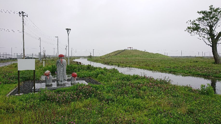 Jizo in Yoshidahama Disaster Prevention Park-亘理町必去景点