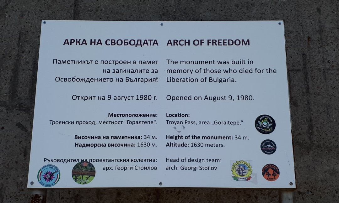 Arch of Freedom-特罗扬必去景点