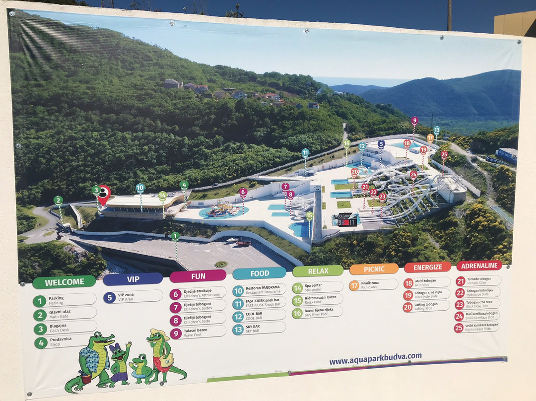 Aquapark Budva-Podostrog必去景点