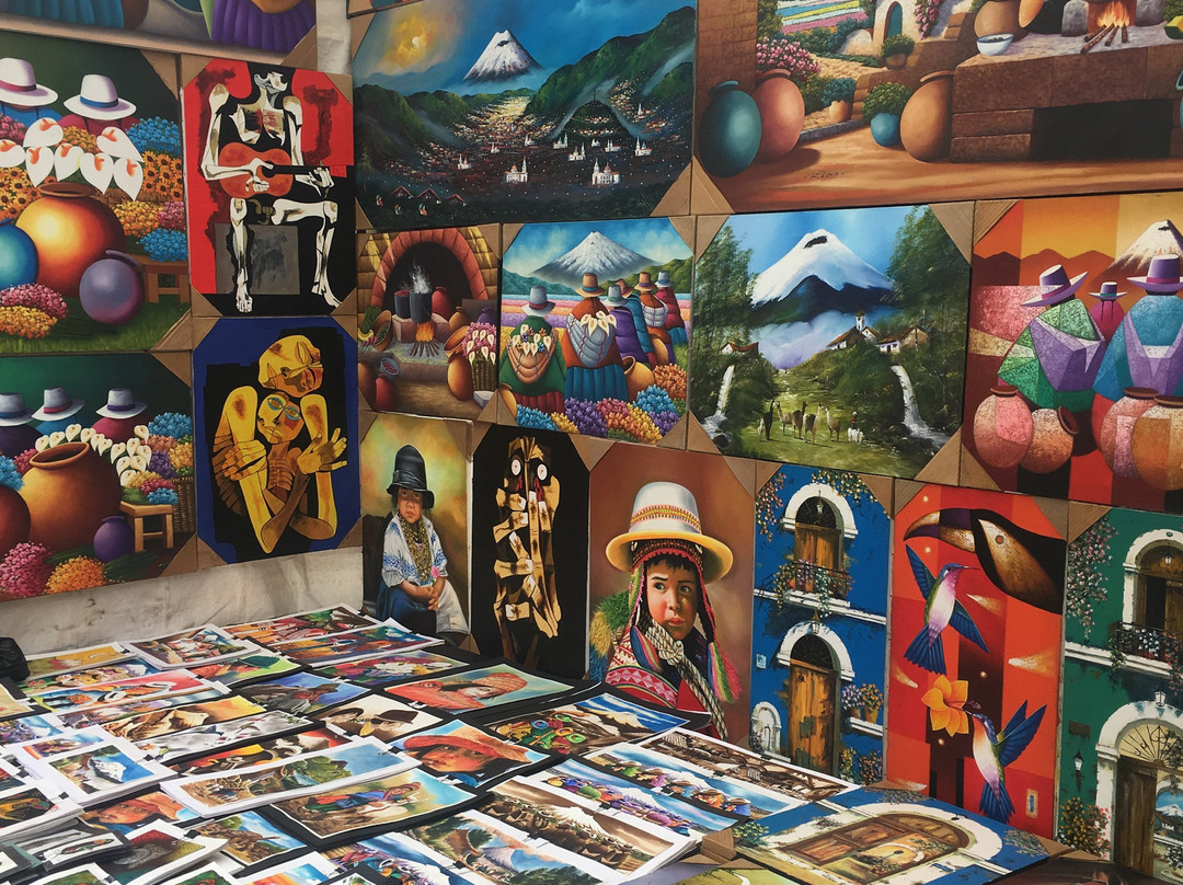 Plaza De Los Ponchos Mercado景点图片