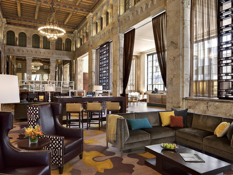 圣地亚哥市中心万豪万怡酒店主图