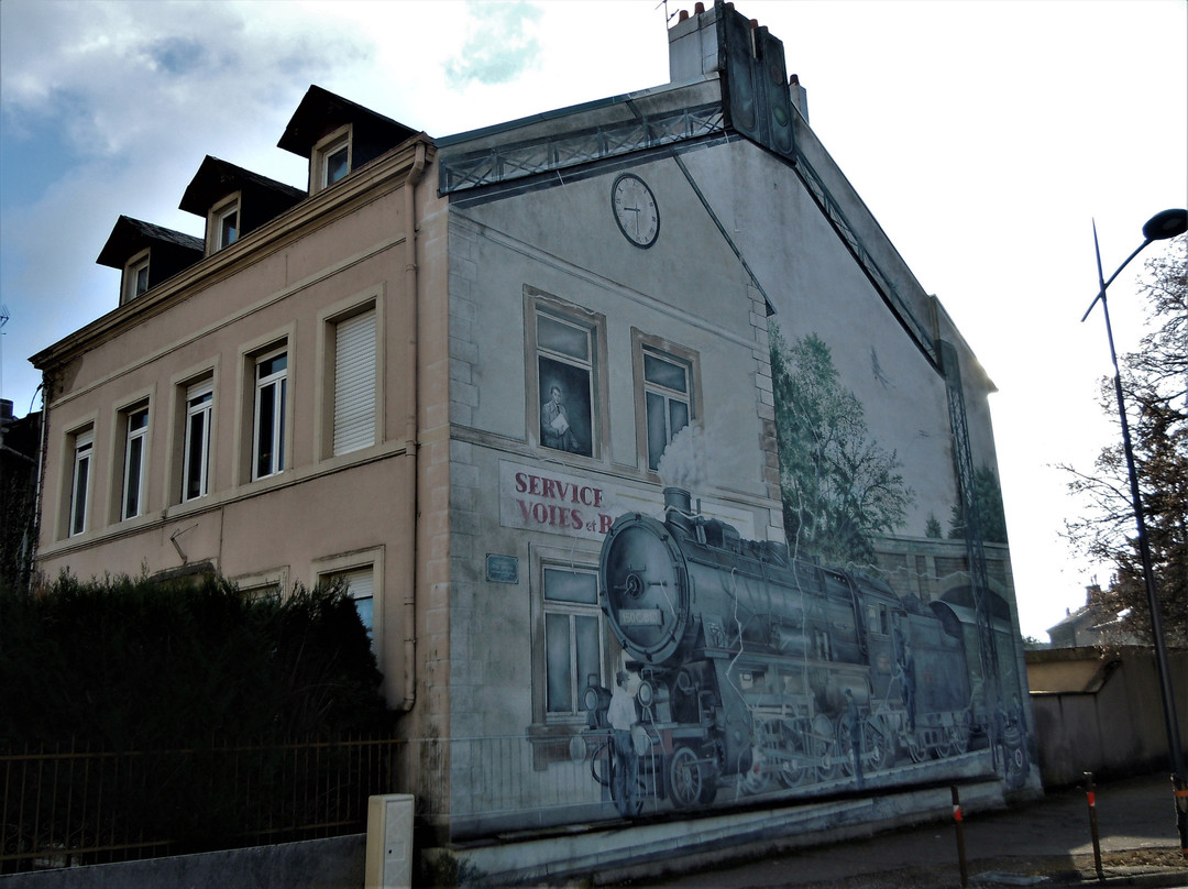 Fresque Le Chemin de Fer à Yutz-Yutz必去景点