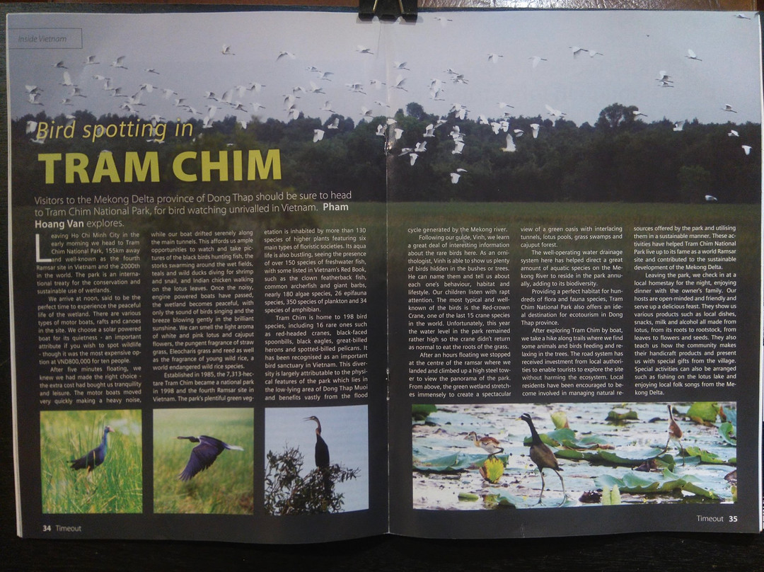 Tram Chim National Park-Cao Lanh必去景点