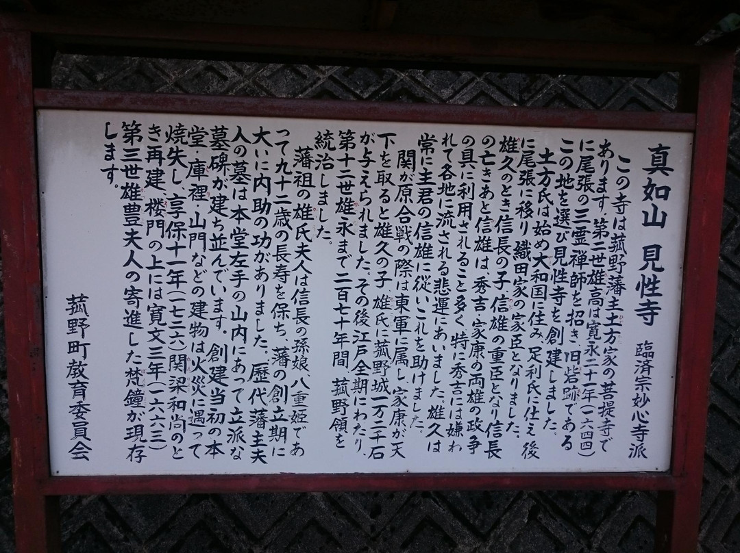 Kenshoji Temple-菰野町必去景点