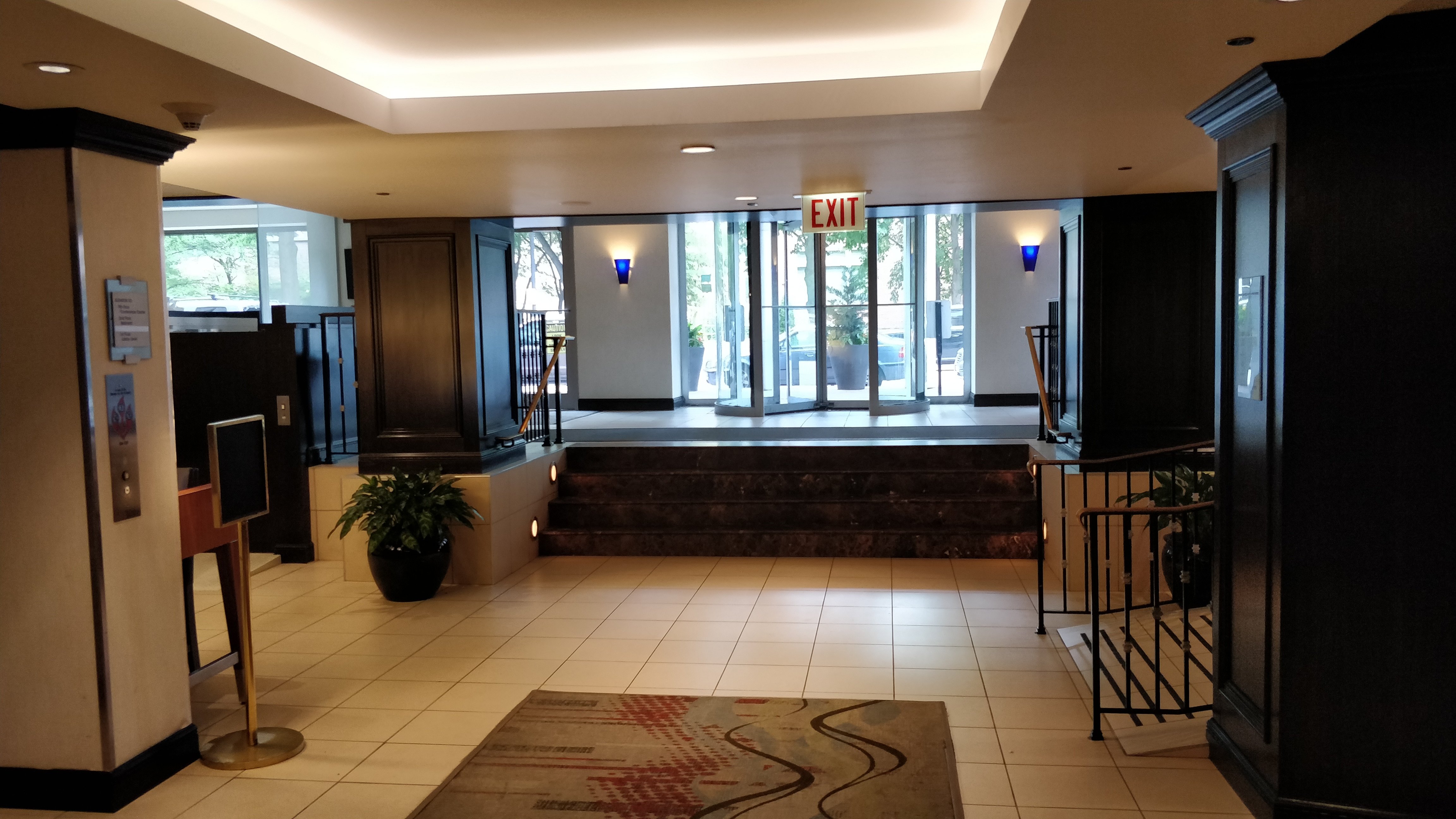 奥灵顿/埃文斯顿希尔顿酒店-浴室