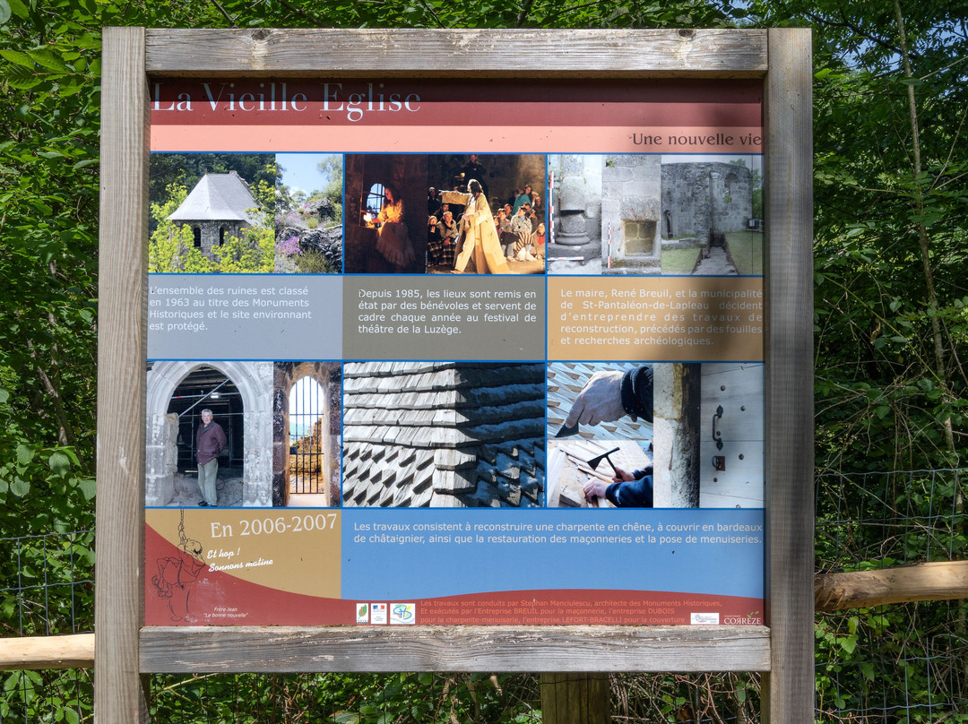 Ruines Vieille Église-Saint-Pantaleon-de-Lapleau必去景点