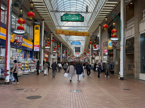 Kobe Motomachi Shopping Street-神户市必去景点