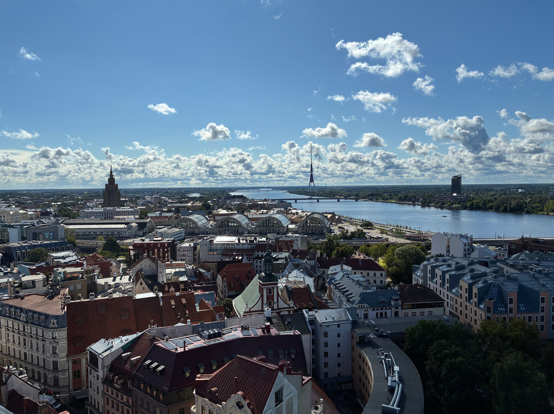 View of Riga from St Peter's Church Tower-里加必去景点