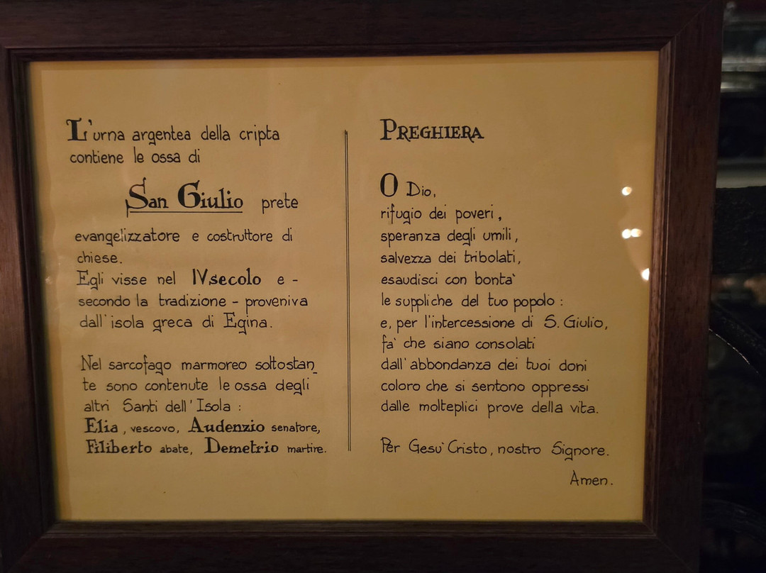 Basilica di San Giulio-奥尔塔圣朱利奥必去景点