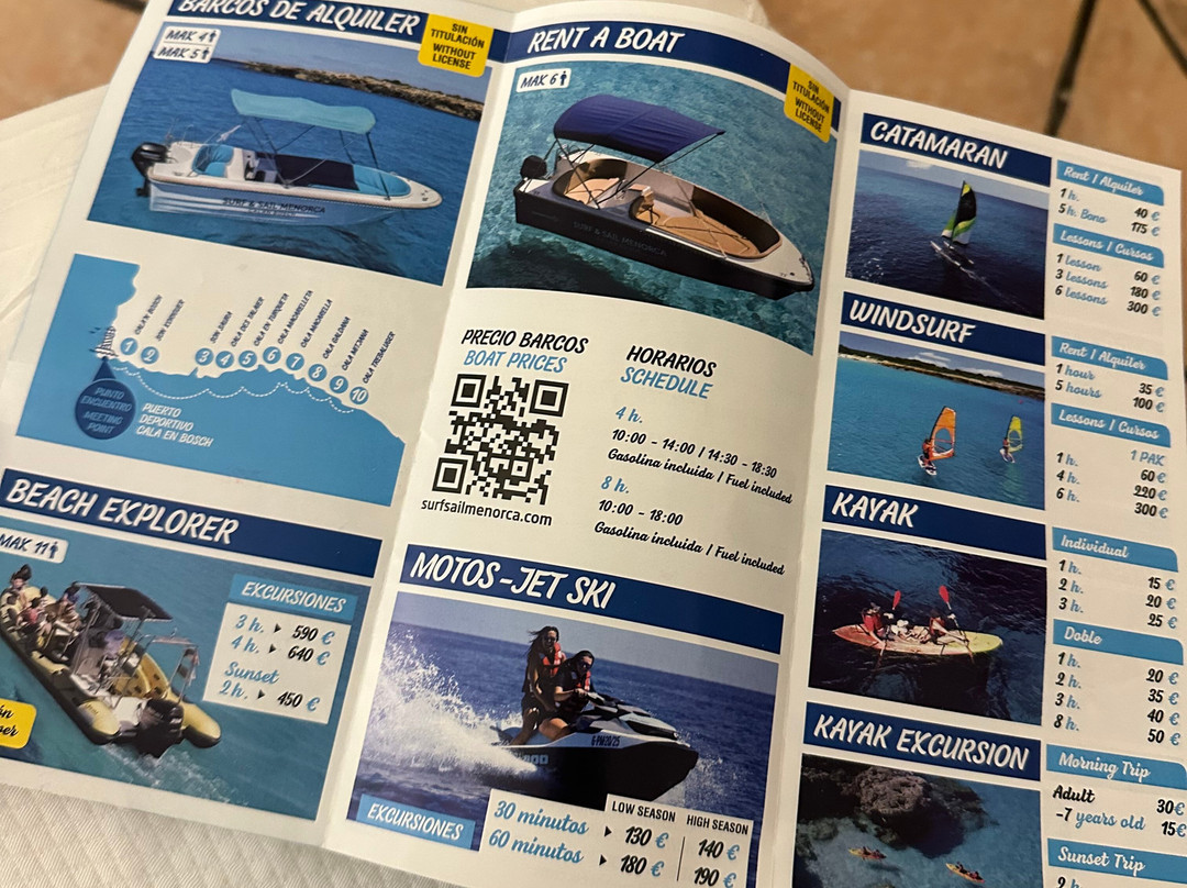 Surf & Sail Menorca-卡兰博希必去景点
