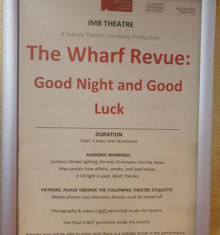 Illawarra Performing Arts Centre-卧龙岗市必去景点