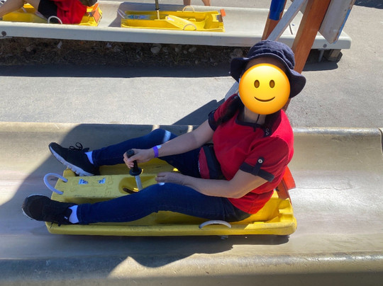 Alpine Slide at Magic Mountain-大熊湖必去景点