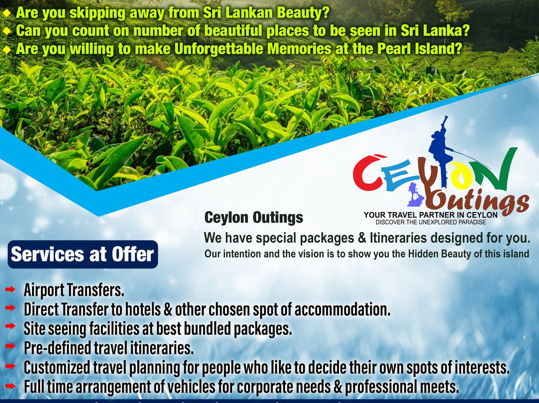 Ceylon Outings-乌纳瓦图纳必去景点