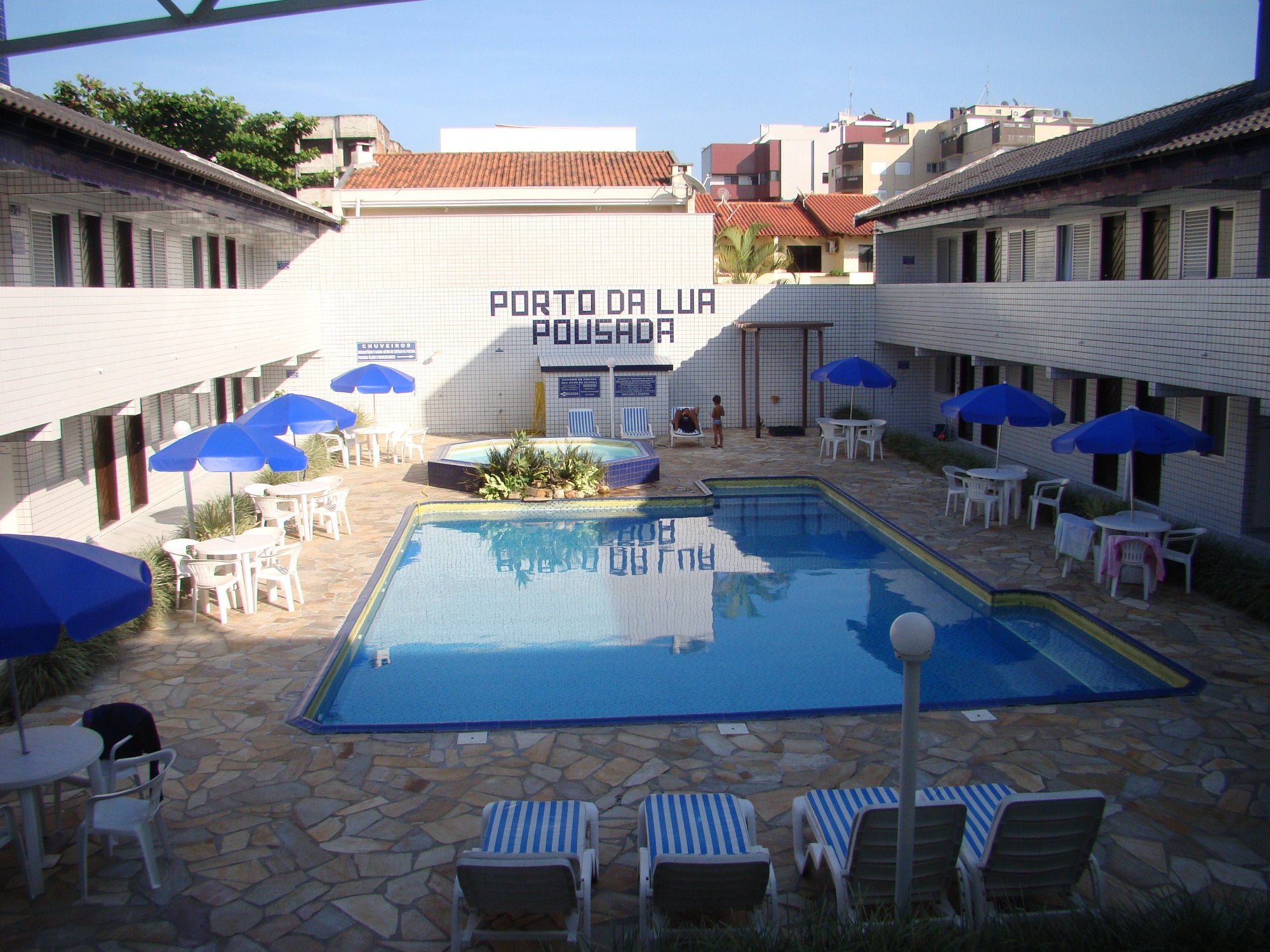 Hotel Pousada Porto da Lua Guaratuba PR-泳池