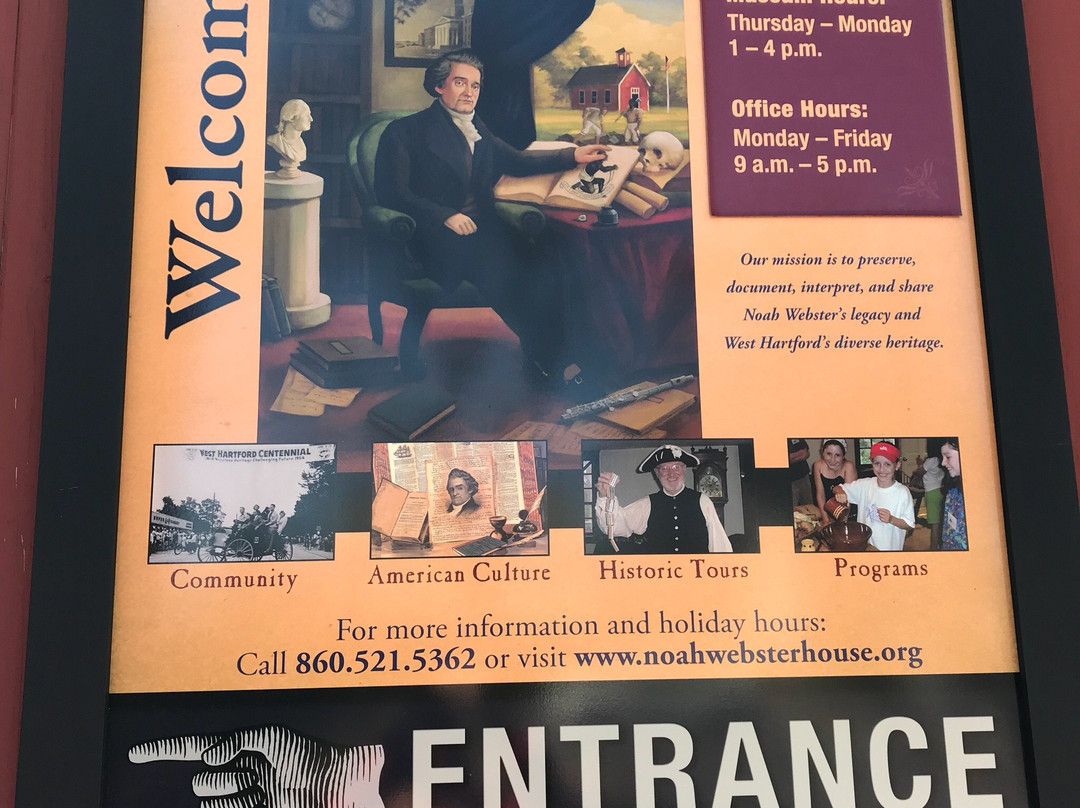 Noah Webster House & West Hartford Historical Society-西哈特福德必去景点