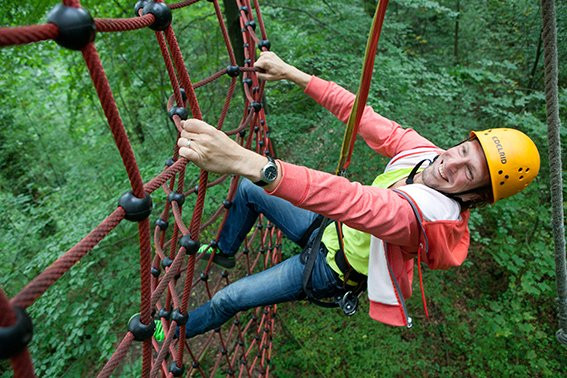 Schwindelfrei der Kletterwald-布吕尔必去景点