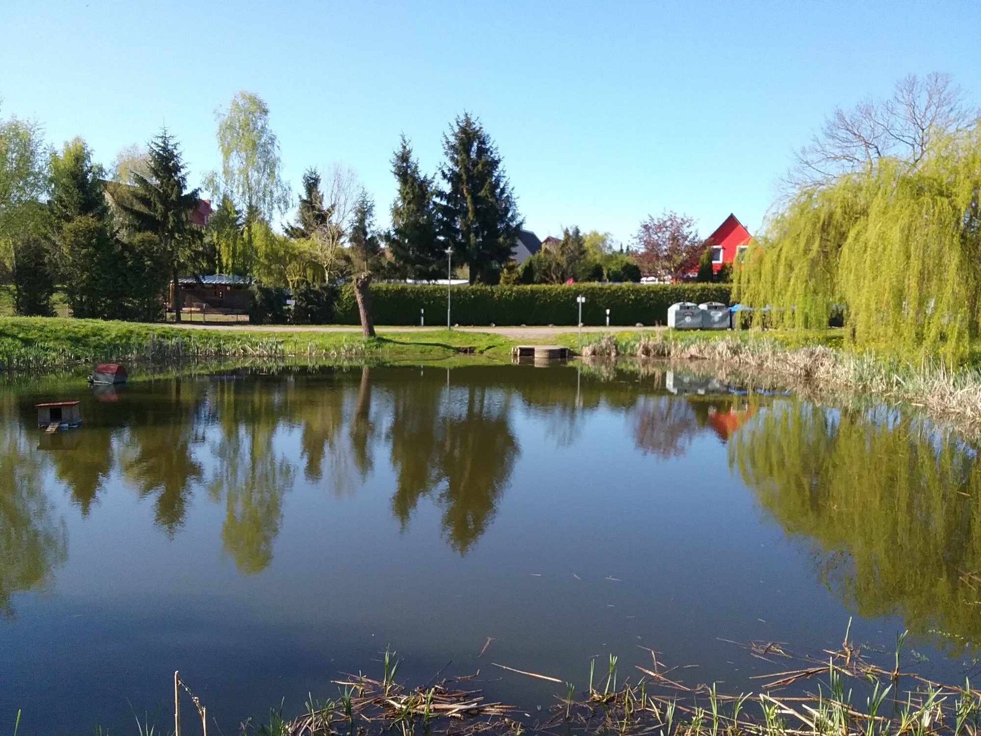 Mueritz Landhotel Gruener Baum-浴室