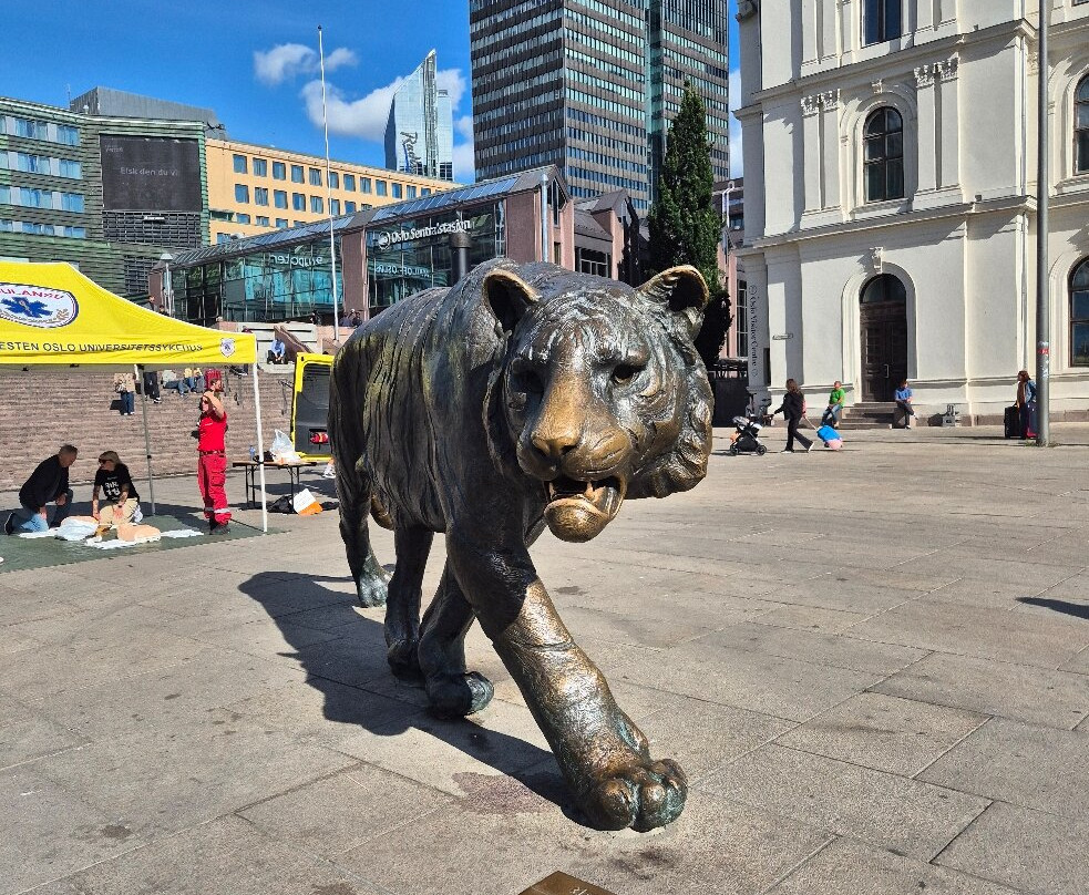 Tiger Sculpture-奥斯陆必去景点
