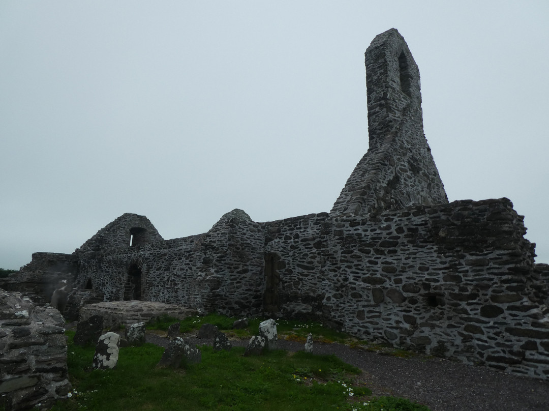 Ballinskelligs Abbey-Ballinskelligs必去景点