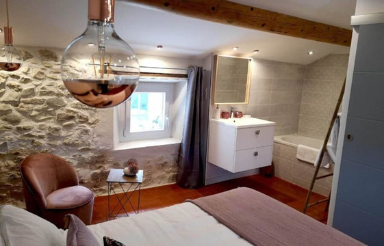 Crestet酒店住宿-Chambres Du’O