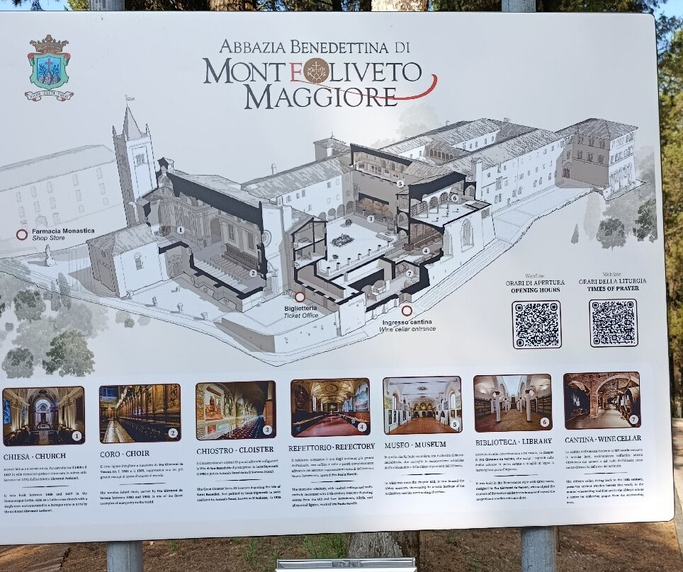 Abbazia di Monte Oliveto Maggiore-阿夏诺必去景点