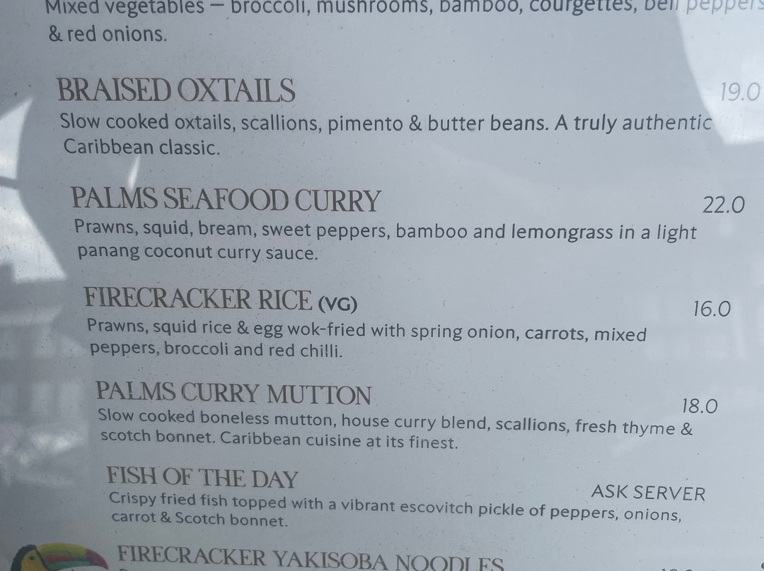 Palms Caribbean Fusion