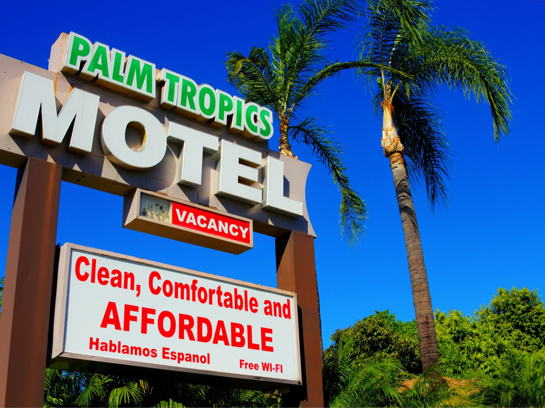 Azusa酒店住宿-Palm Tropics Motel