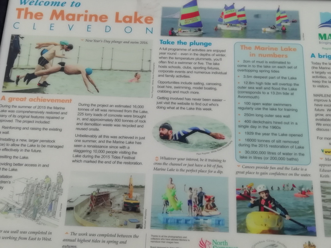 Clevedon Marine Lake-克利夫登必去景点